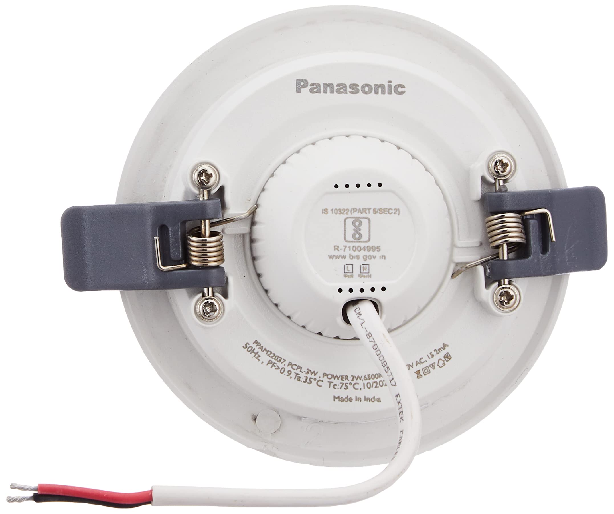 Panasonic LED Panel Light Pc Round 3W 6500K (Pack of 4) : Amazon