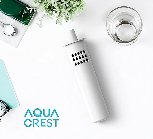 Miniatura 9 de AQUACREST BB02 Filtro de agua para botella, repuesto para filtro de botella Brita Soft Squeeze 2 unidades