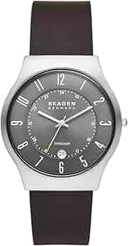 SKAGEN スカーゲン SKW6909 SUNDBY 三針デイト レザーウォッ SUNDBY 三針デイト ブラック レザーウォッチ SKW6909 - Skagen