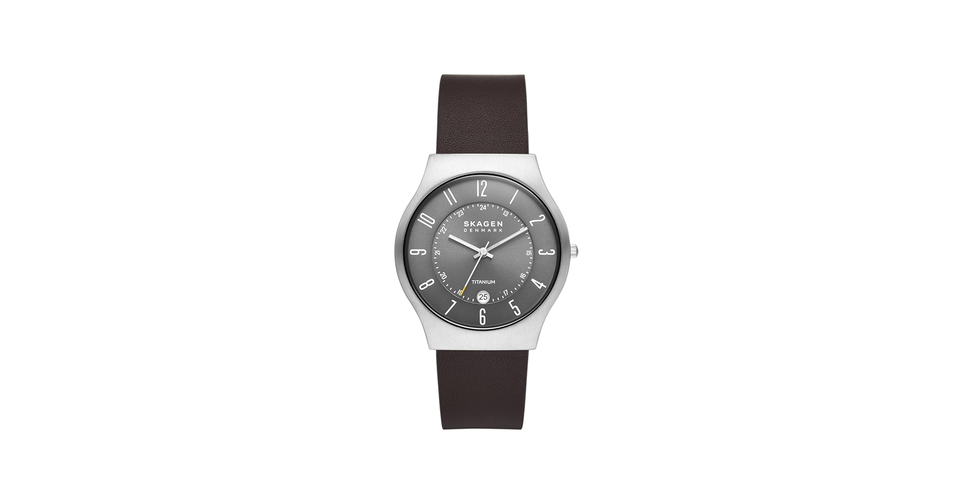 Amazon.com: Skagen Men's Sundby Three-Hand Date Silver-Tone