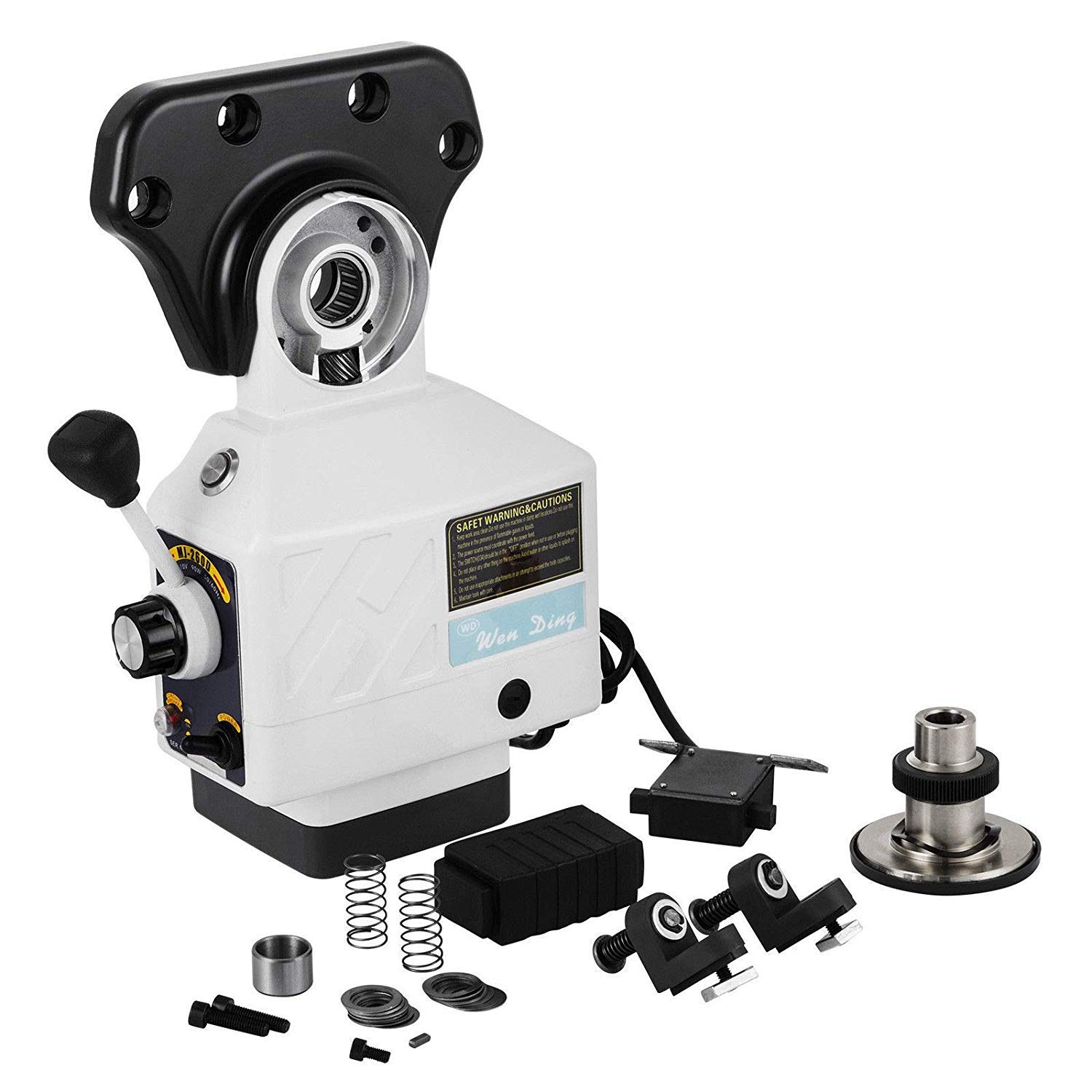 Hengwei Power Feed Al-310S X-Axis Torque 450 in-lb Power Feed Milling Machine 200PRM Power Table Feed Mill Fits Bridgeport Acer (450 in-lb X-Axis Torque)