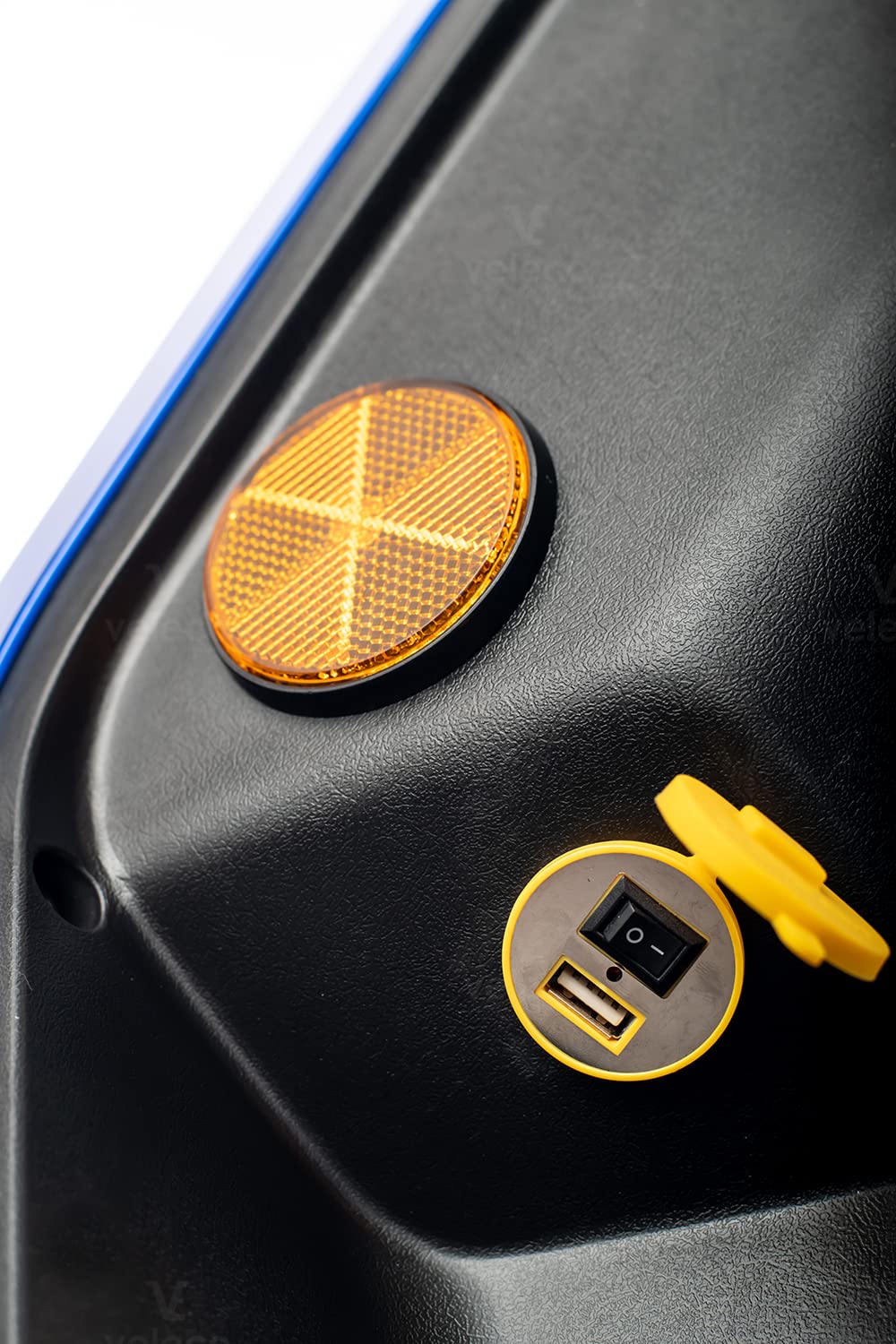 VELECO Dispositivo para discapacitadosde 4 Ruedas Para Personas Mayores Minusvalido FASTER 12km/h (Azul)