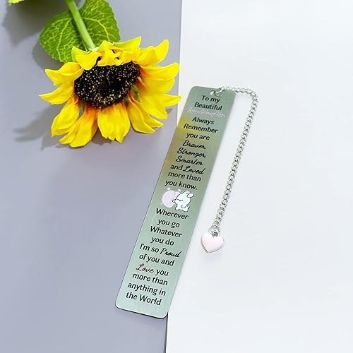 Miniatura 2 de Marcapáginas para nieta, regalo de graduación, inspirador para ir a la universidad, regalo de cumpleaños, regalo de Navidad, mujer, adolescente,