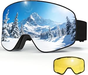 JQF Gear Magnetic Ski Goggles