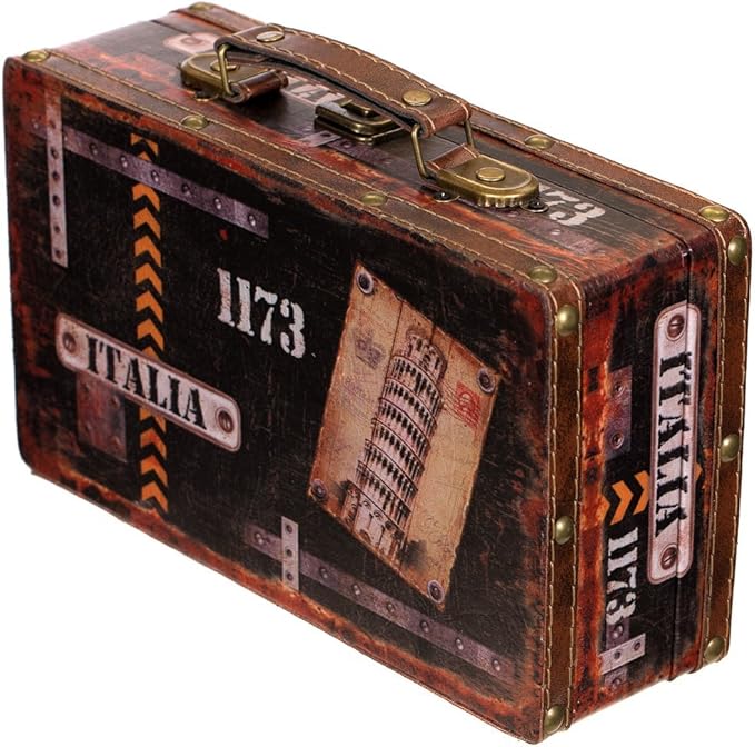 Valigia Baule In Ferro Vintage Jaipur Modello 1B - Orchidea Milano 1981 - Foto 3