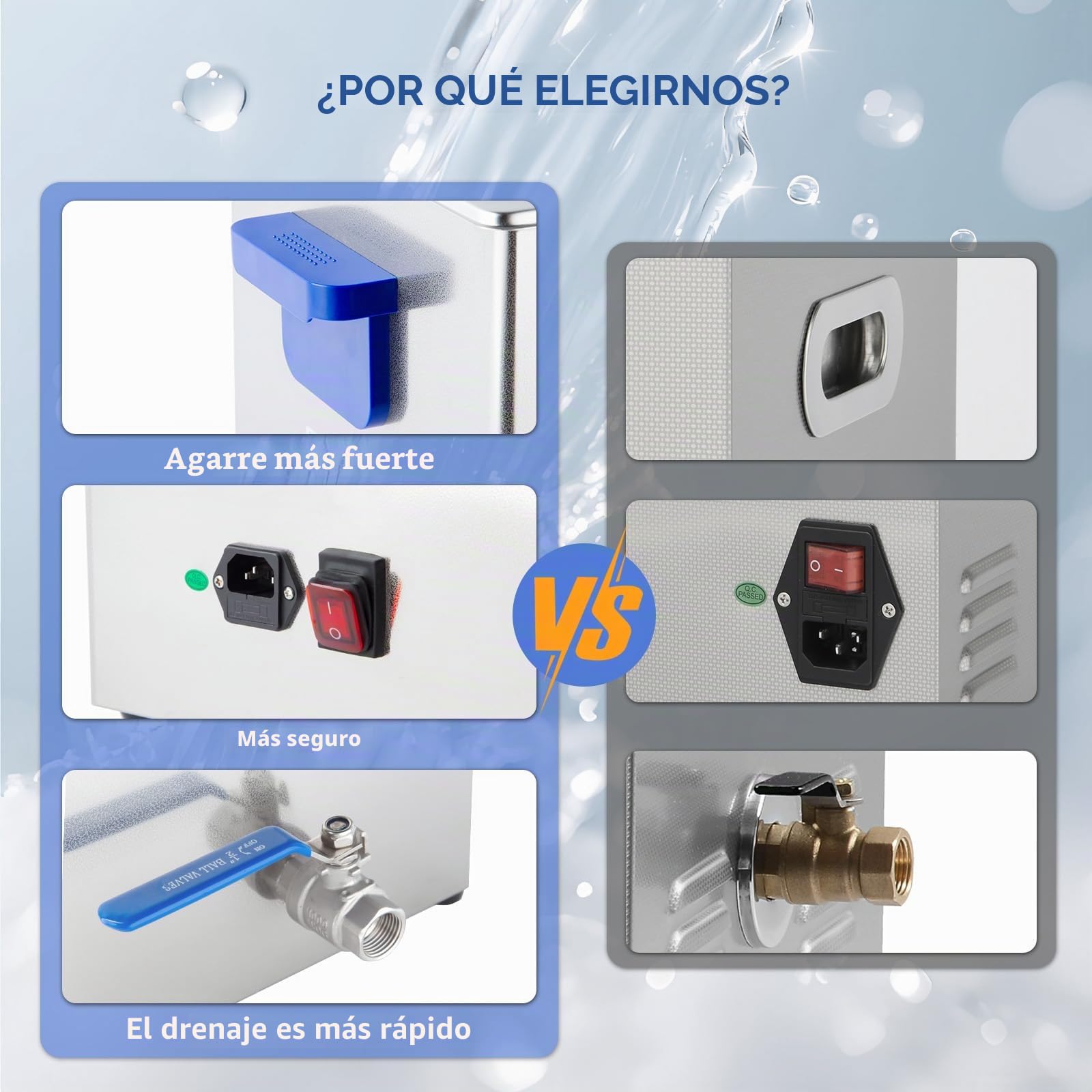 DK SONIC Limpiador Ultrasónico 4L 120W, Limpiador Ultrasónico de Joyas con Función de Potencia Ajustable, Temporizador y Calentador para Limpiar Monedas, Gafas, Collares y Relojes (Incluye Cesta).