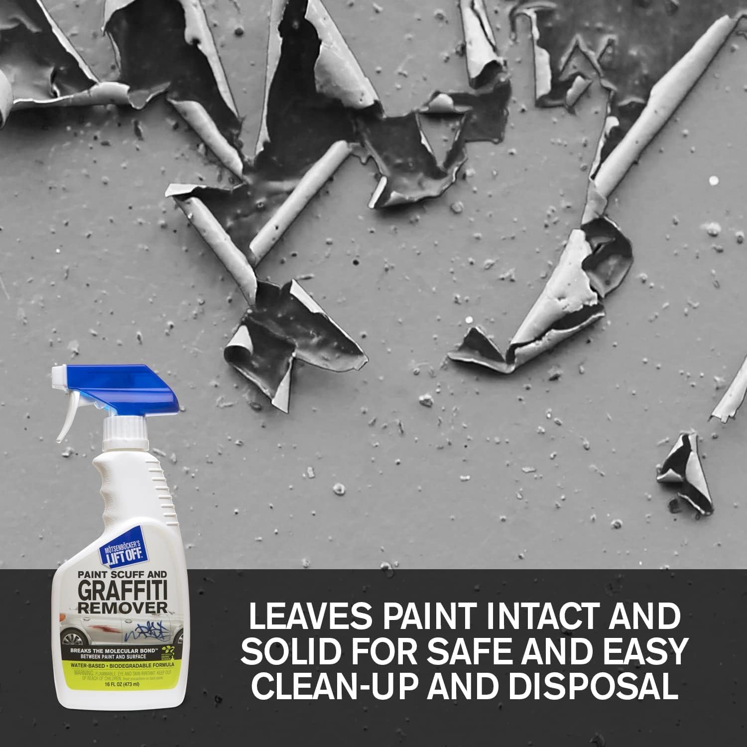 Motsenbocker's Lift Off 45406-3PK 16-Ounce Paint Scuff and Graffiti Remover Easily Removes Paint Scuffs, Spray Paint, Acrylic from Multiple Surfaces Vehicles, Brick, Boats, Concrete, Pack of 3 , white