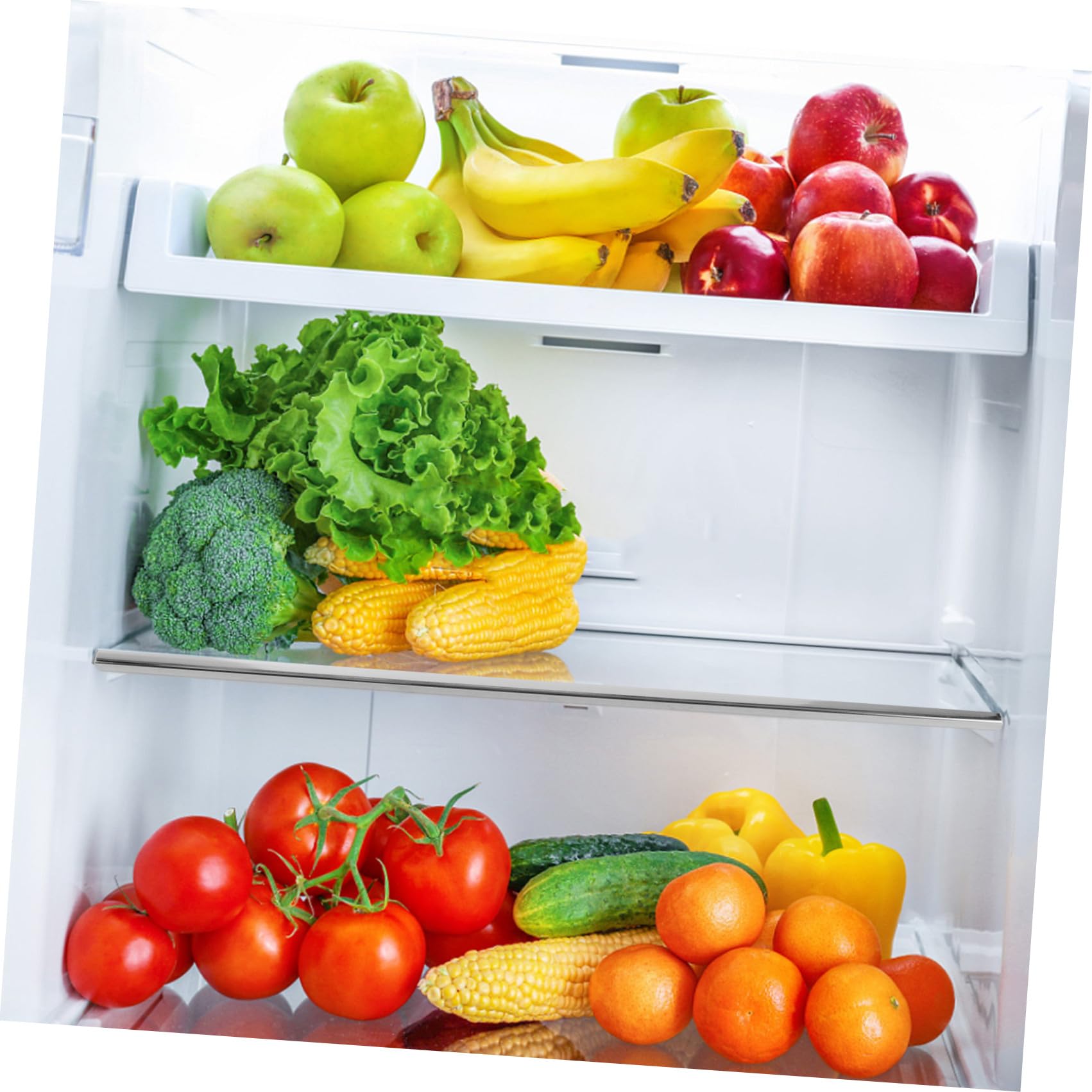 Ripiano in Vetro per Frigorifero e Freezer Divisione Flessibile