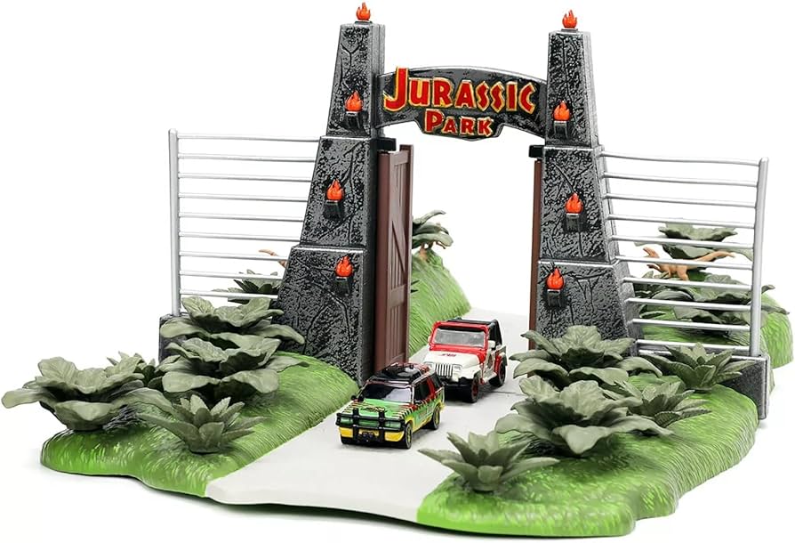 Amazon | JADA TOYS ナノシーン ジュラシックパーク ジオラマ ジープ Amazon | JADA TOYS ナノシーン ジュラシックパーク ジオラマ ジープ
