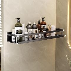 SRURLLUG Adhesive Shower Caddy Bathroom Organizers No Drill Storage Shelves Adhesive Hanging Shower Shelf for Bathroom Kitchen Countertop
