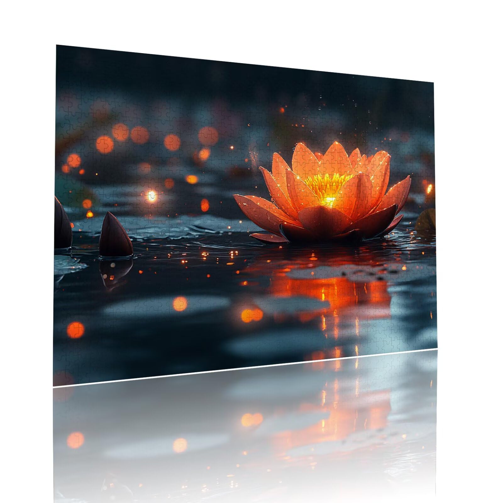 Puzzle Lotus dla dorosłych i dzieci, 5000 elementów, Impossible Klasyczne puzzle, trudne marzenie od 8, 9, 10 lat, dla dziewcząt i chłopców, sztuka Educa, do dekoracji i prezentów, 105 x 156 cm, t-457