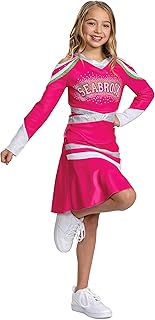 Addison Cheer Costume for Kids, Official Disney Zombies 3 Costume Outfit, Child Size Medium (7-8)