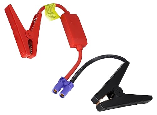 Miniatura 2 de Adaptador de cable de puente Cable de arranque Abrazadera de cocodrilo a EC5 Arrancar el coche Cab-le Adaptador de clip de alimentación de arranque