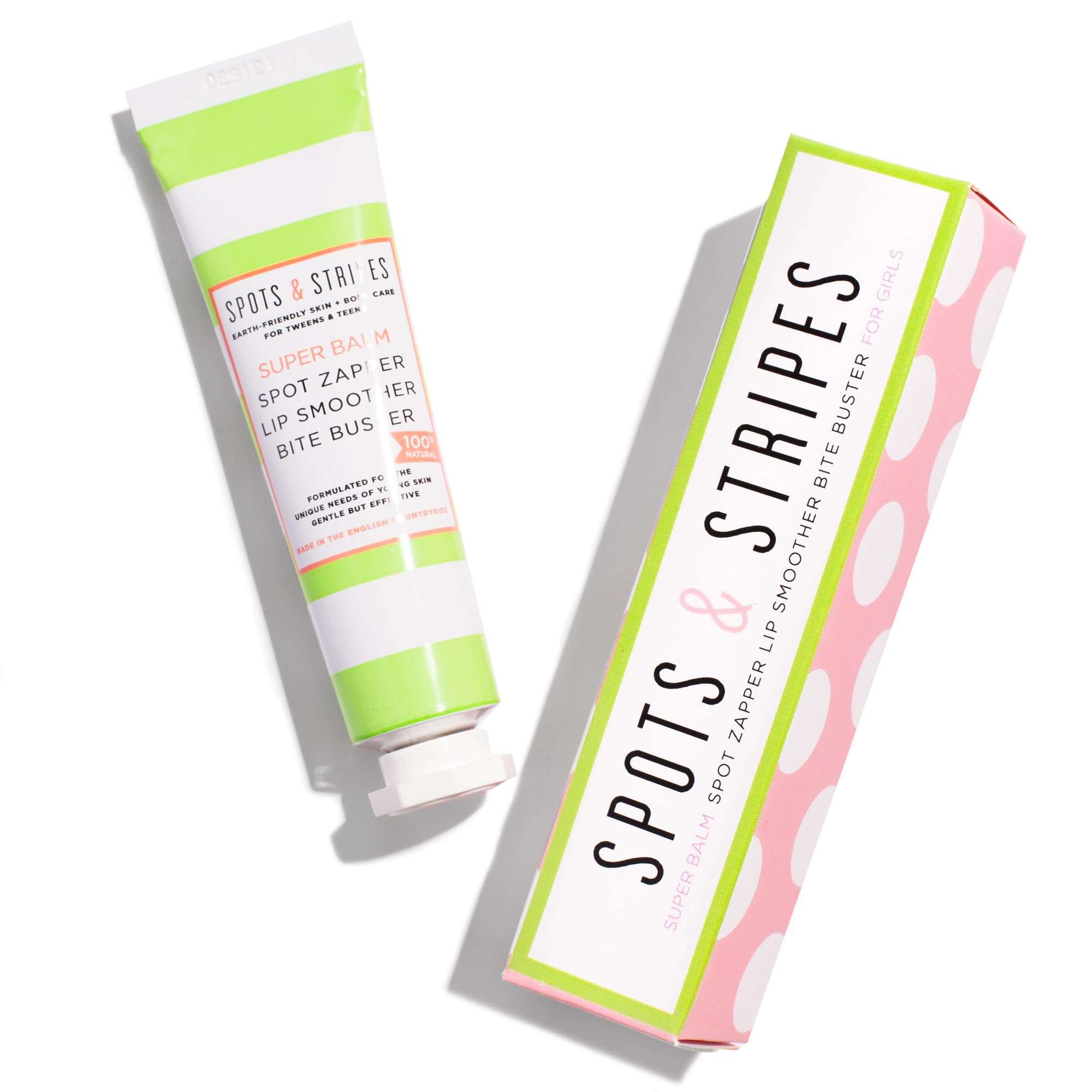 Sponsored Ad – Super Balm Spot Zapper Lip Smoother Bite Buster for Girls, 100% Natural, Multi-Purpose Spot Treatment and Skin Rescue for Teens in One Genius Stick, with Niaouli and Coconut (15g)