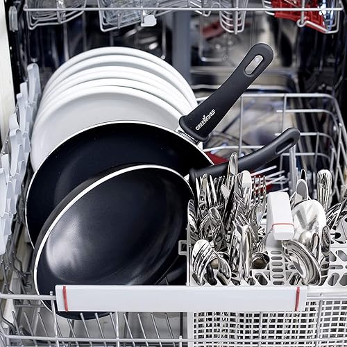 Miniatura 4 de GreenChef Soft Grip - Sartén antiadherente de cerámica saludable de 11.8 in, sin PFAS, inducción, apta para lavavajillas, color negro