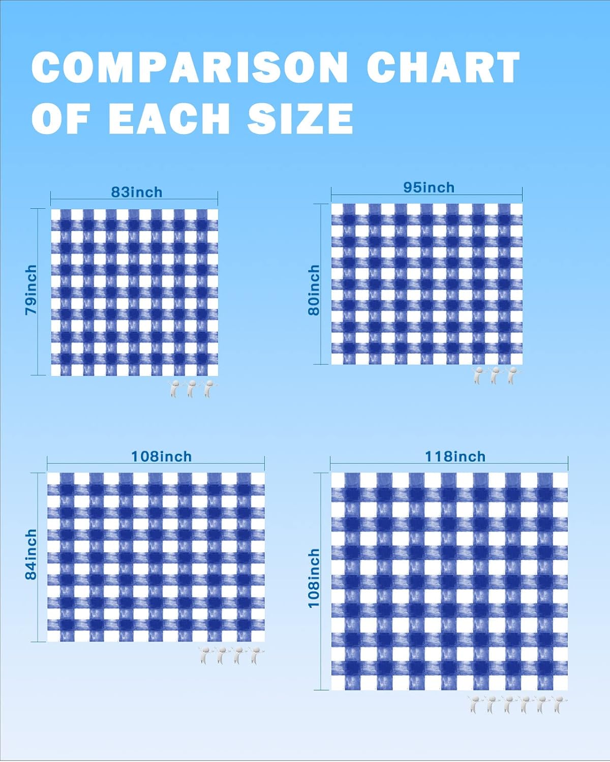 Watercolor Farmhouse Style Plaid Beach Blanket Waterproof Sandproof Outdoor Picnic Mat 83"x79" Art Paint Buffalo Check Lightweight Large Beaach Blankets with 4 Stake & 4 Corner Pockets