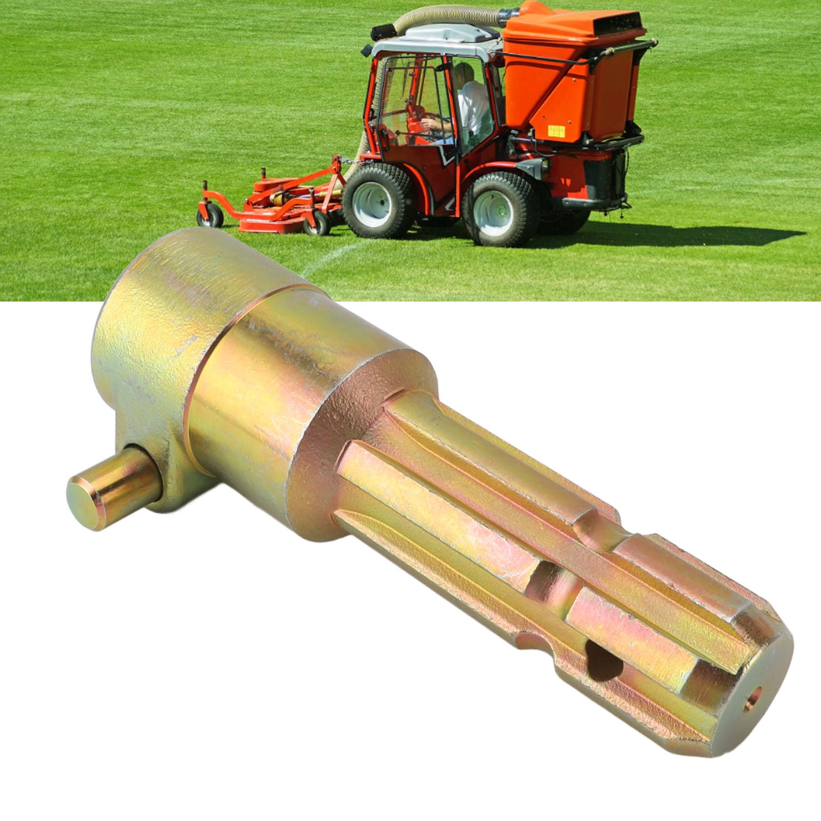 Generic Przedłużacz WOM o Dużej Wytrzymałości 1 Adapter 3/8 Cala z 6 Wypustami do Bezproblemowego łączenia w Urządzeniach Mechanicznych Kolor Żelazo Ocynkowane 1 Jednostka