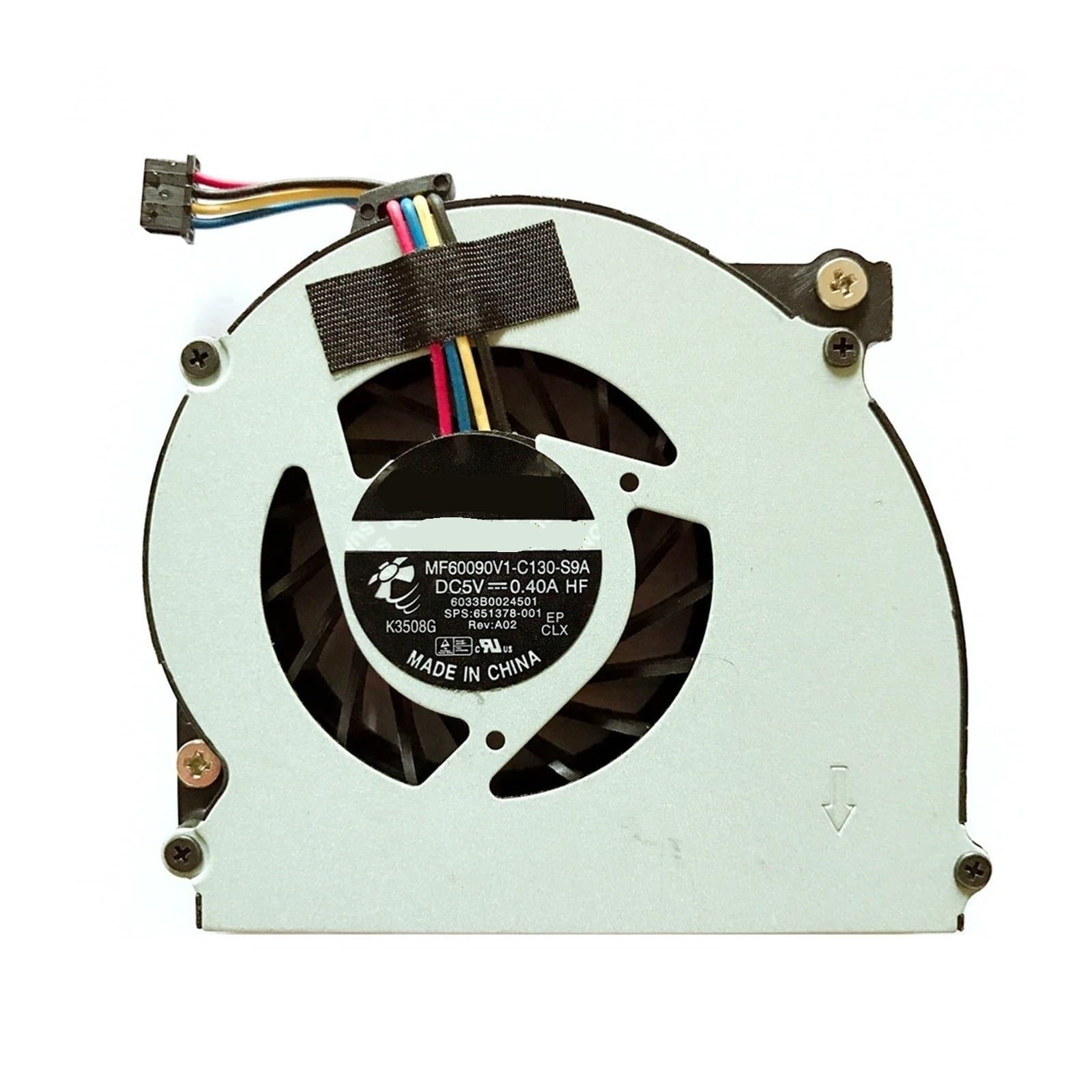 Ventola di Raffreddamento CPU per Laptop, Compatibile con HP EliteBook 2560