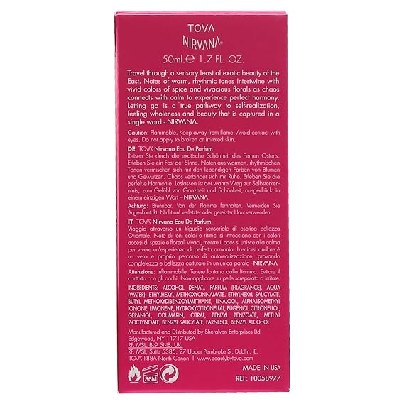 عطر توفا نيرفانا للسيدات أو دو برفيوم سبراي 1.7 أونصة