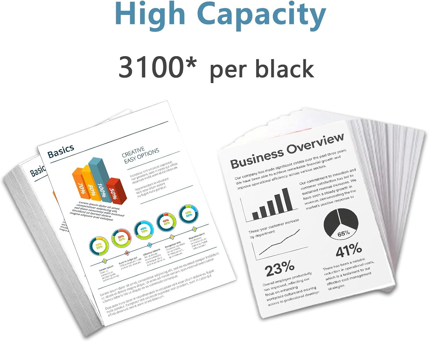 26A Black Toner Cartridges Replacement for HP CF226X 26X CF226A CF226, Compatible with LaserJet Pro M402d M402dn M402dw M402n LaserJet Pro MFP M426dn M426dw M426fdn M426fdw Printers (2- Pack)