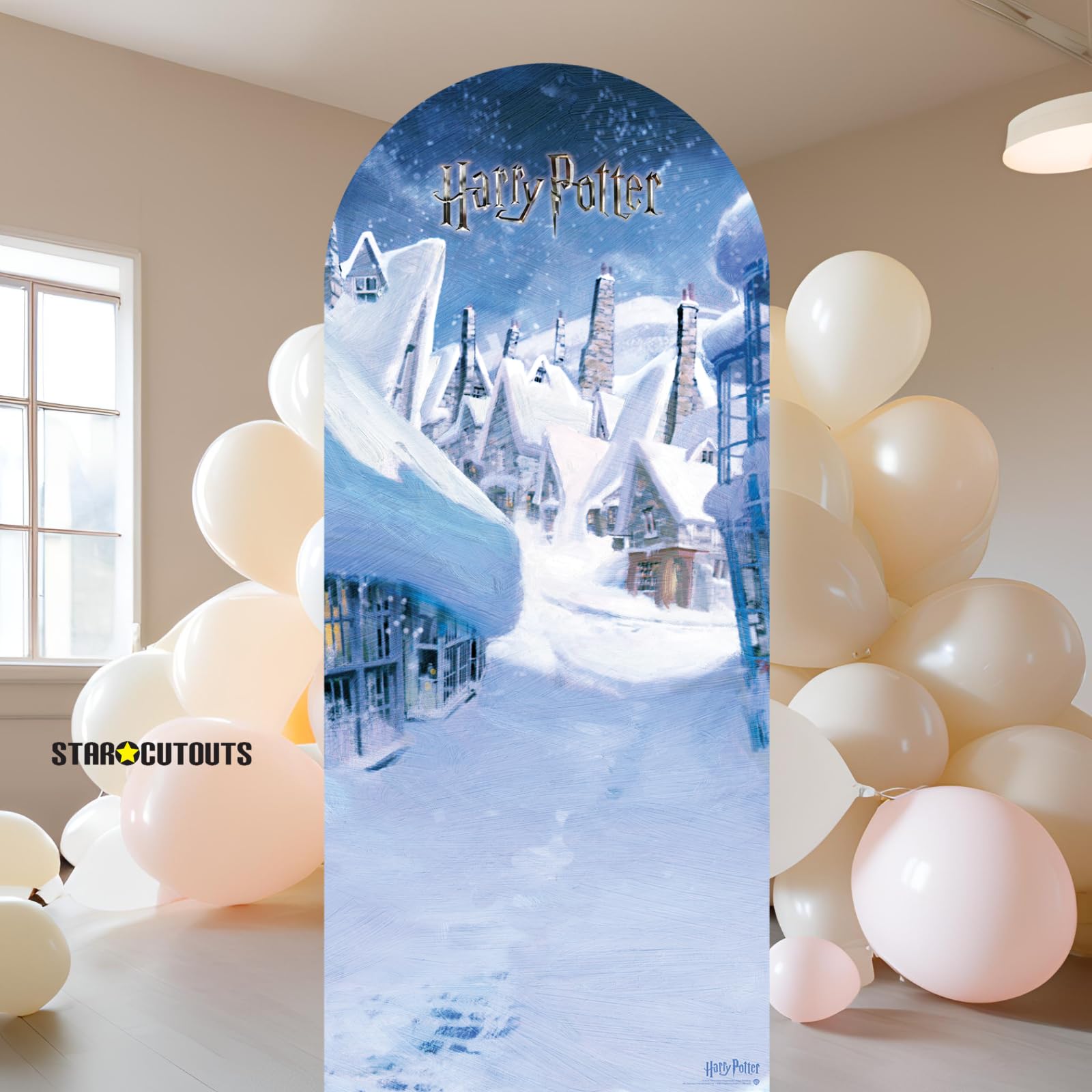 SC4520 Hogsmeade Village Toile de Fond en Carton découpé Hauteur 185 cm