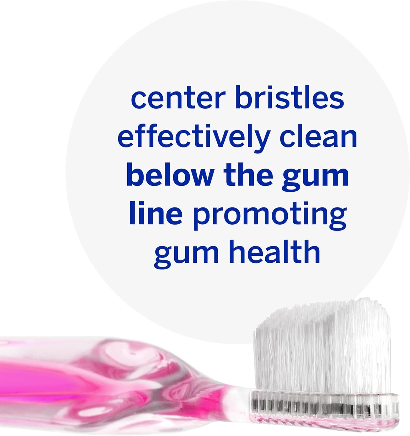 Supersmile Crystal Collection Toothbrush, Pink Diamond, Manual Toothbrush, Patented 45° Angled Soft Bristle Toothbrush with Dupont® Bristles, Ergonomic Handle for Sensitive Teeth, Safe for Veneers