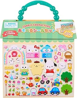 サンリオ(SANRIO) あそべるシールセット サンリオキャラクターズ 台紙:紙(PP加工)・シール:PVC おもちゃ 玩具 こども 子ども 対象年齢3才以上 155306