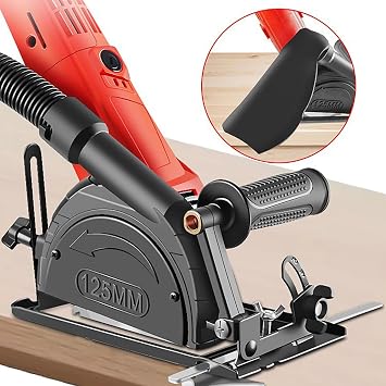 Angle Grinder Holder, Angle Grinder Stand Cutting Bracket, 0-45 Degree Adjustable Angle Grinder Accessories Dust Cover, Angle Grinder Machine Base Table Tool with Ruler for 100-125mm Angle Mill(#1)