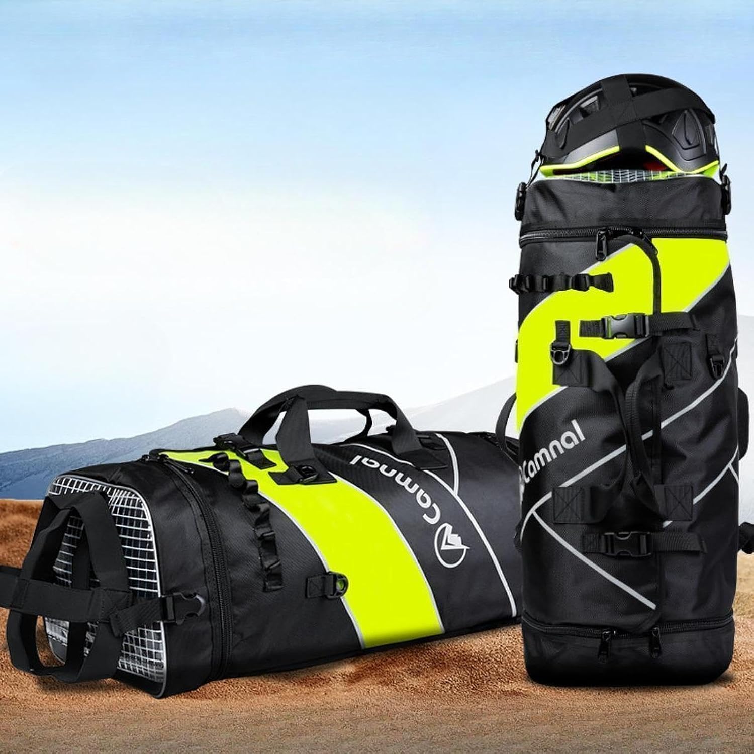 DeeRace ロープ収納バッグ オックスフォード布 便利なアクセス 装備バッグ 登山用バックパック ハイキング キャンプ ロックク