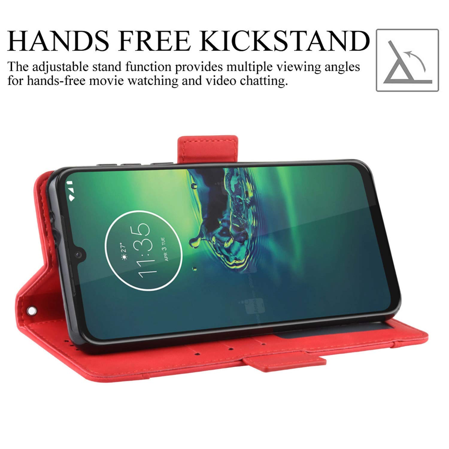 Sinyunron Cover Compatibile con TCL 20Y Custodia in Pelle PU,Flip Caso Fibbia Magnetica Cellulare Case a Libro,Elegante Portafoglio Stile Business,Blu
