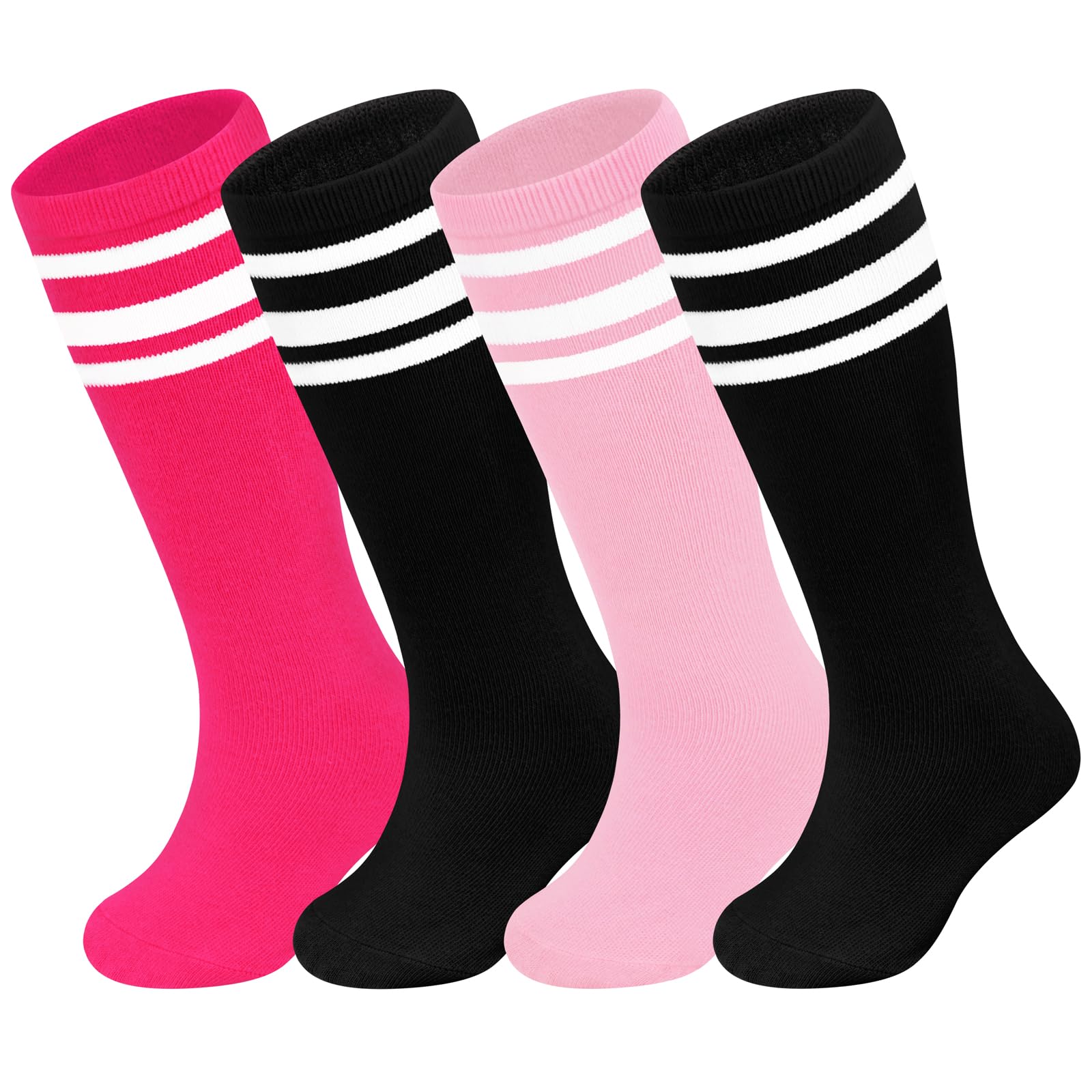 Sarfel Youth Toddler Soccer Socks Kids Baseball Socks Youth Boys Girls Knee High Softball Football Accessories Tube Cotton