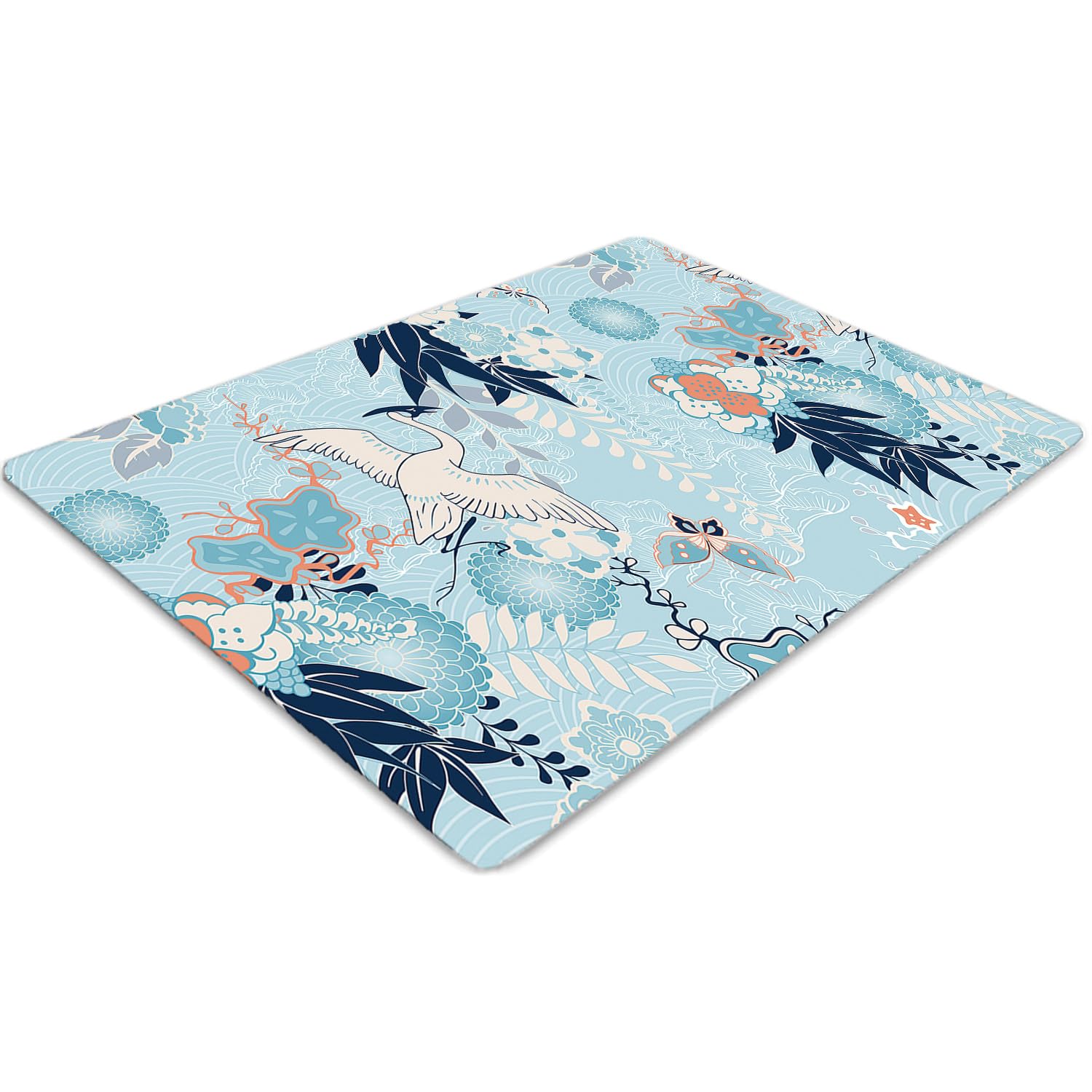 Tapis de sol antidérapant et imperméable en PVC 140x100 cm pour bureau