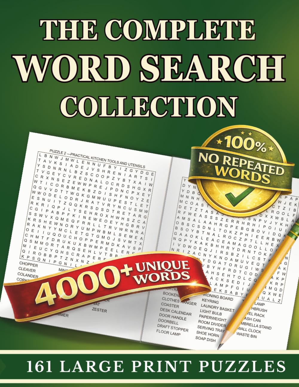The complete Word Search Collection: 4000+ Unique Words