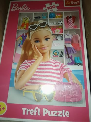 Trefl Puzzle Barbie 160 Pièces – Barbie Et Ses Amis, Taille 410x275 Mm, Dès 6 Ans, Cadeau Créatif
