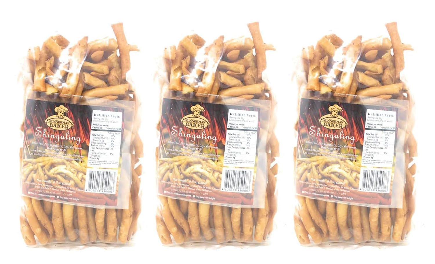 Amazon.com : Sir Norman Baker Shingaling Filipino Dried Egg Noodle ...