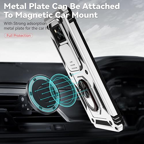 Miniatura 34 de Asuwish Funda de teléfono para Xiaomi Poco X3 Pro/PocoX3 NFC/Poco X3 con cubierta de cámara deslizante Protector de pantalla de vidrio templado