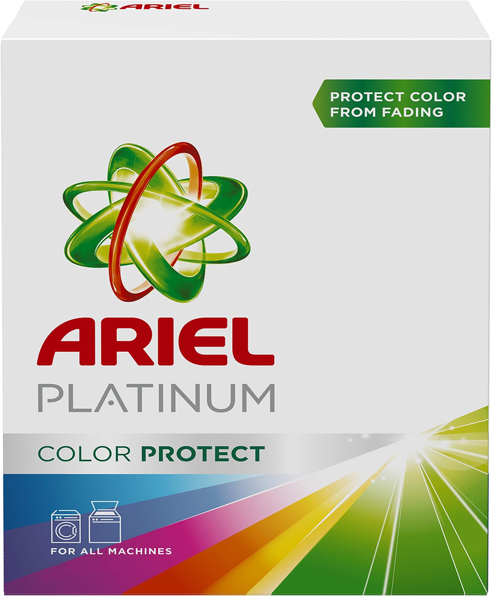 Ariel Platinum Automatic Color Protect Laundry Powder Detergent, 2.25 Kg, 13354