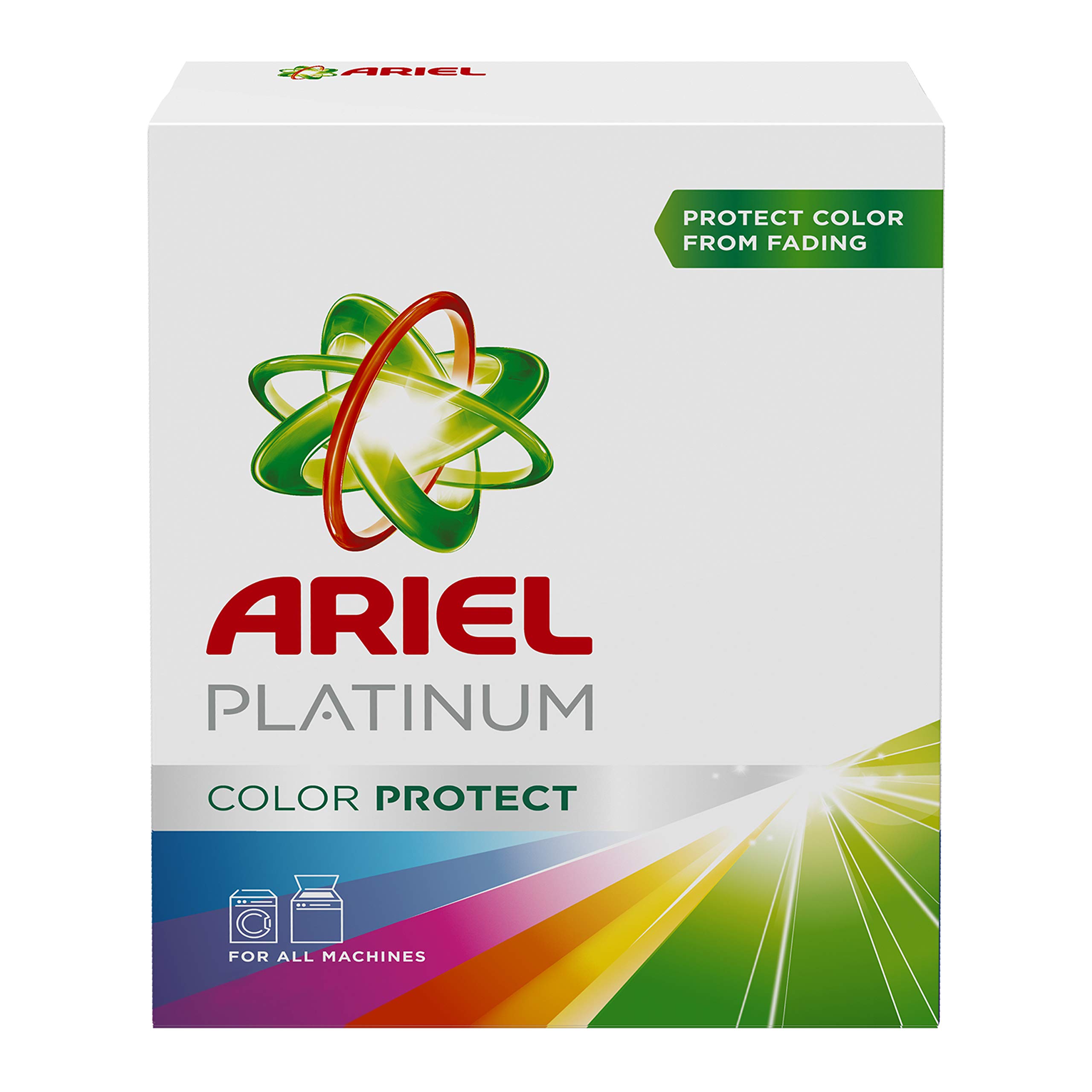 Ariel Platinum Automatic Color Protect Laundry Powder Detergent, 2.25 Kg, 13354