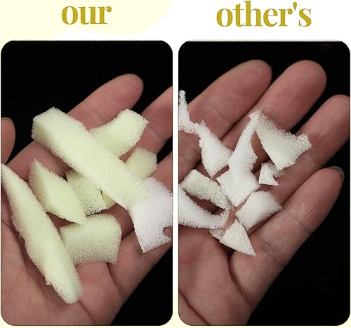 Miniatura 10 de Frienda Relleno de puf de 40 libras a granel, relleno de espuma viscoelástica, relleno de espuma suave triturada para relleno de puf, almohada de