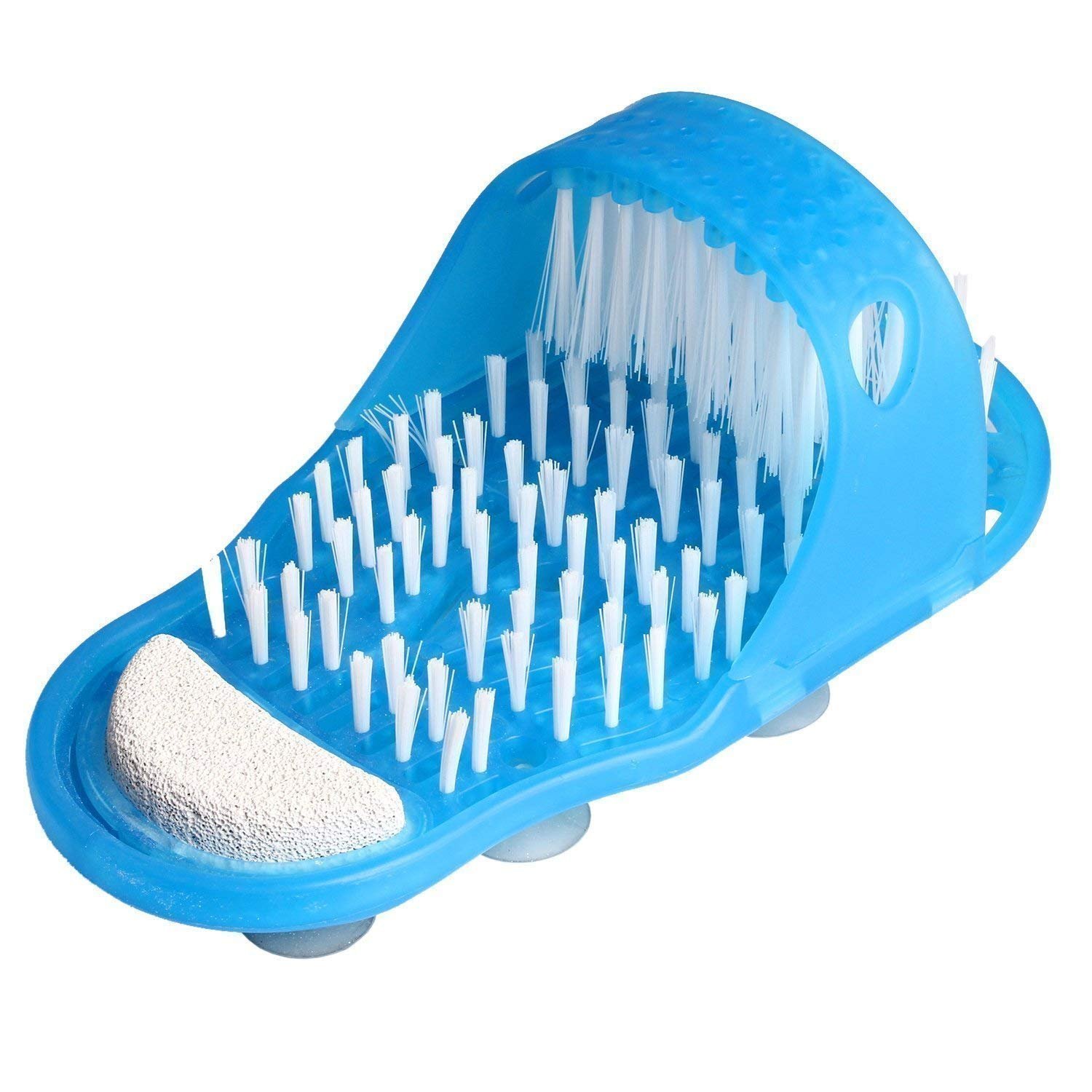 GENKO Waterproof foot Cleaner Shower Slipper for All Age groups foot cleaning brush foot cleaner slipper Easy Foot Cleaner/Easy Bath Brush/Shower (Blue)-image-43