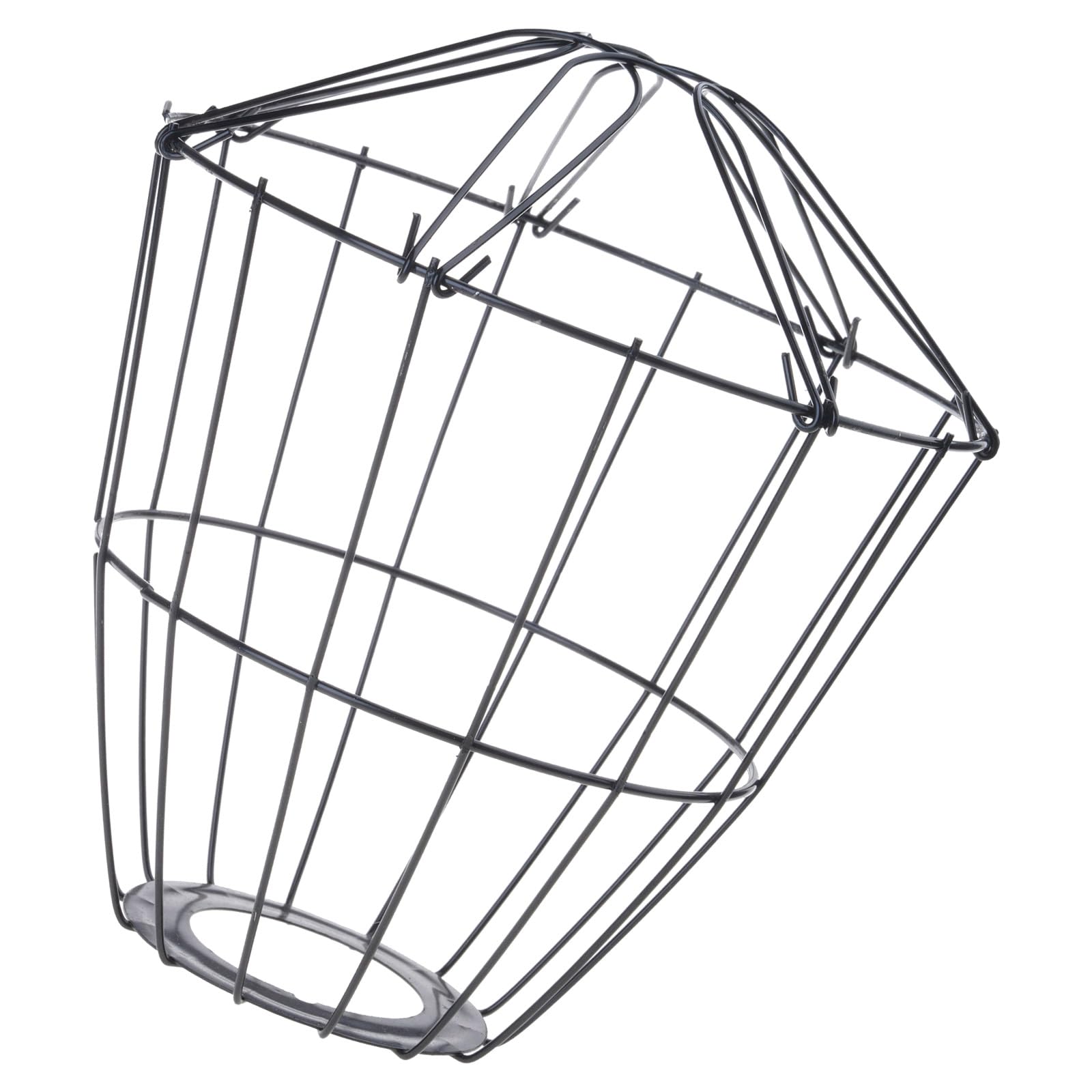 Retro Industrial Metal Bulb Cage Cover for Hanging Lights Iron Wire Protector Home & Commercial Fixtures Bulb Protector