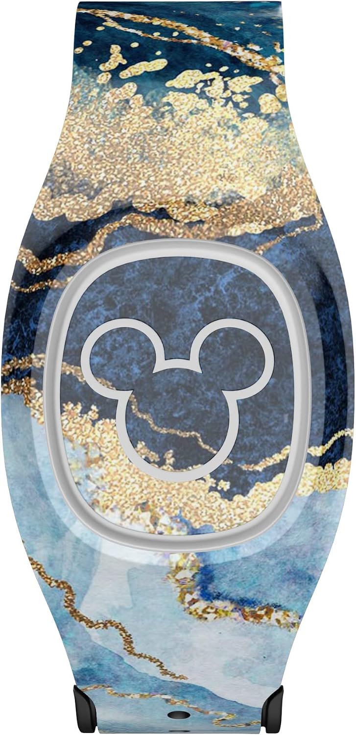 Design Skinz Foiled Marble Agate Skin Decal Vinyl Full-Body Wrap Kit Compatible with Disney MagicBand+ (MagicBand+ Not Included) image 4