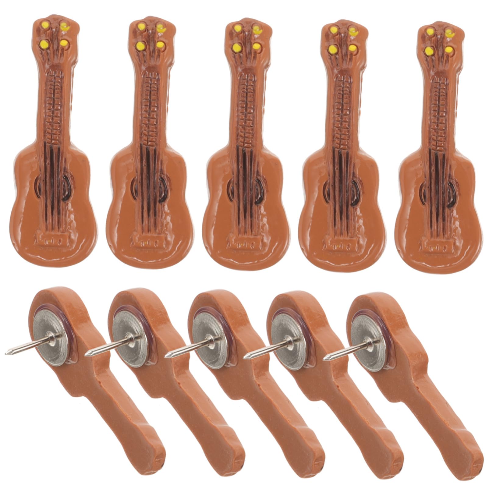 Uonlytech 5 Ensembles Épingle À Guitare Point De Tasse Bulletin Board Push Pins Punaises Géantes Adveaux Mignons pour La Planche en Liège Punaises Mignonnes Métal 20 Pièces * 5