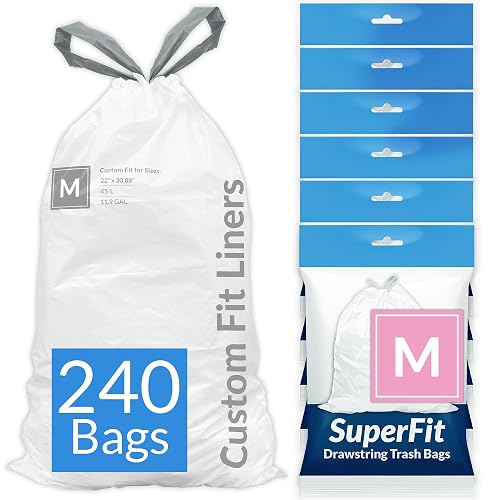 SuperFit Code M (240 Count) | Compatible with Simplehuman Code