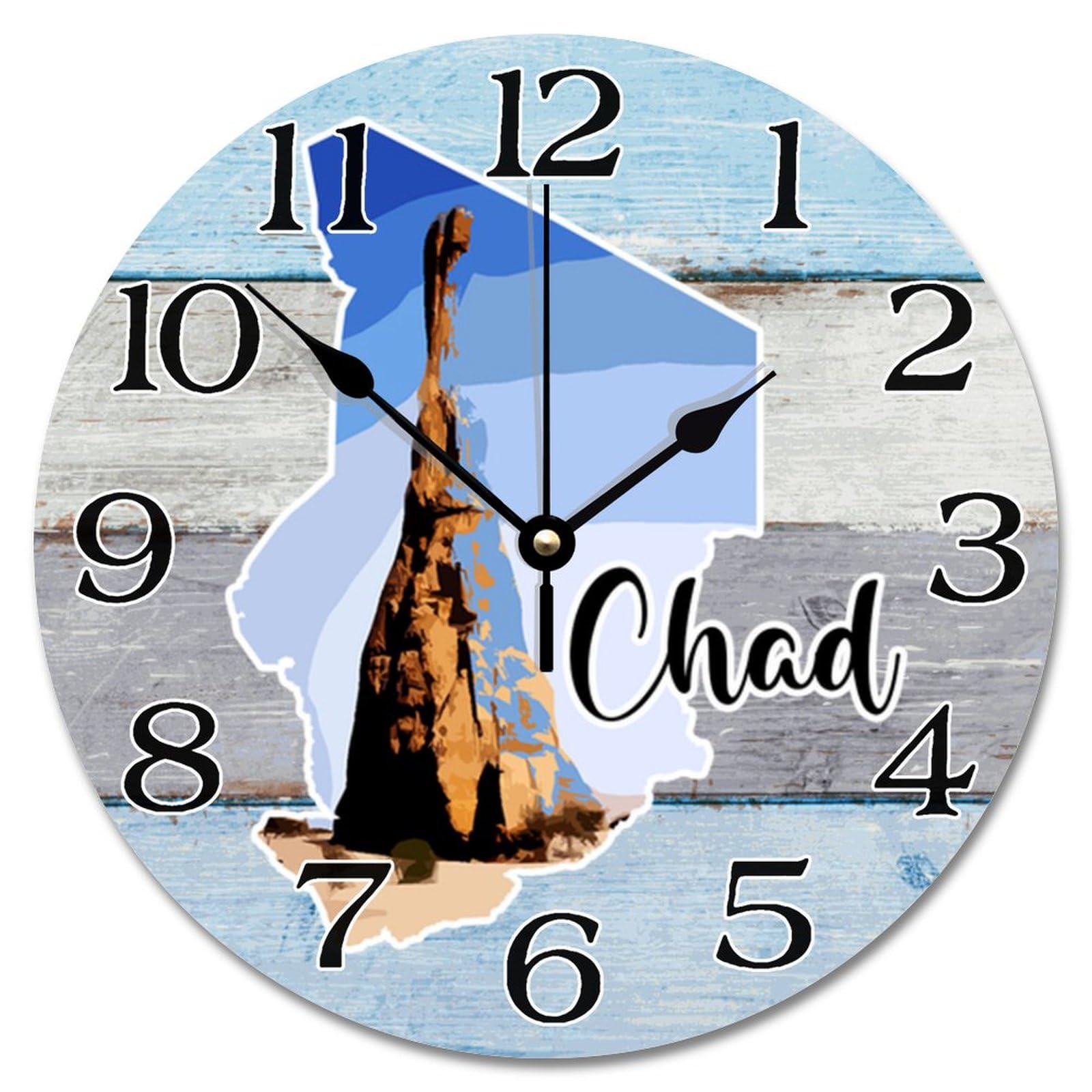 Horloge murale Tchad pour sublimer la décoration d'une ferme ou d'un salon