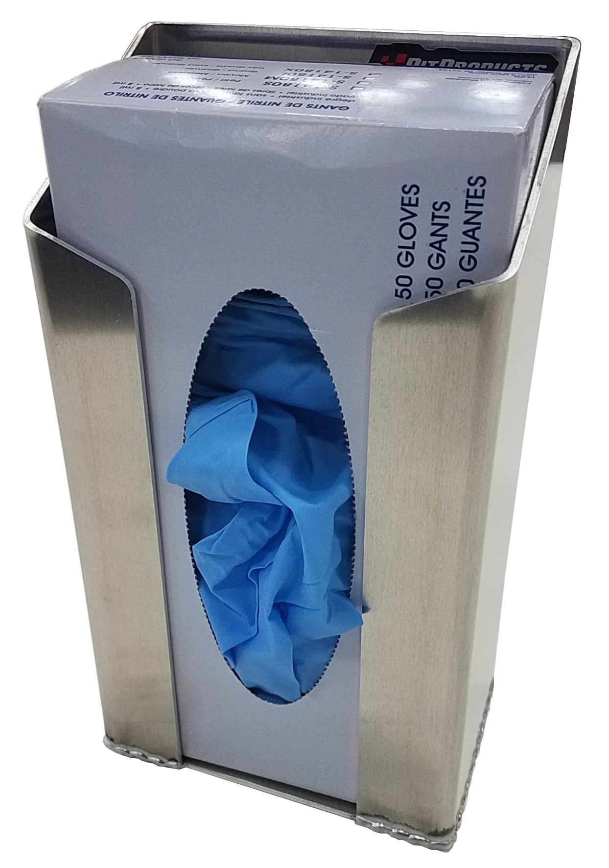 Pit Products Latex Glove Box Dispenser (Smooth Aluminum) by Pit Products