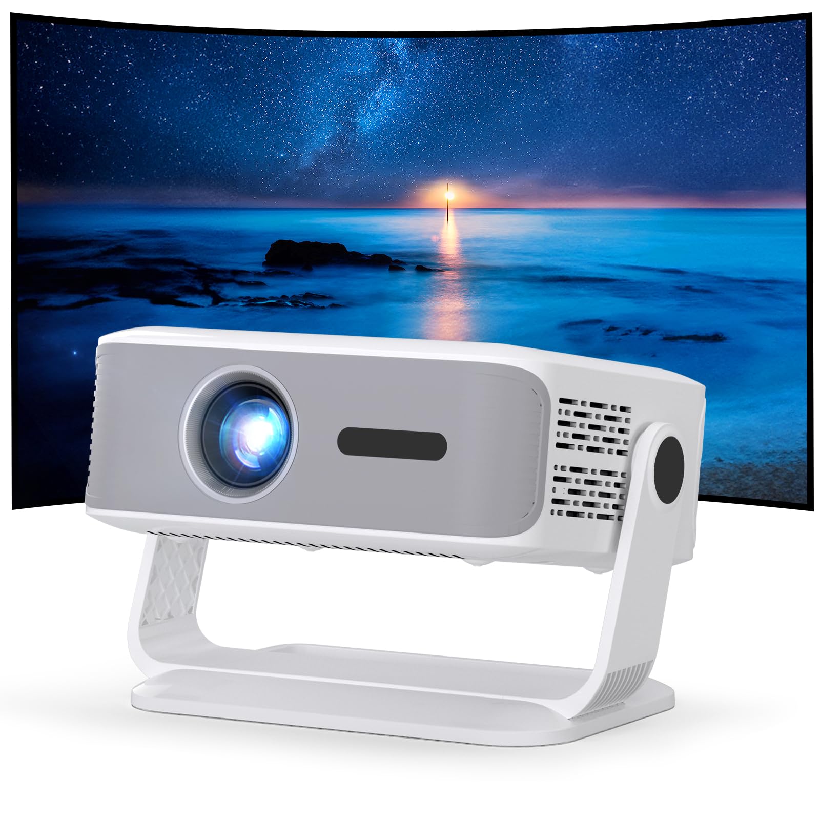 Rétroprojecteur WiFi Bluetooth 1080P dites adieu aux câbles dans le salon