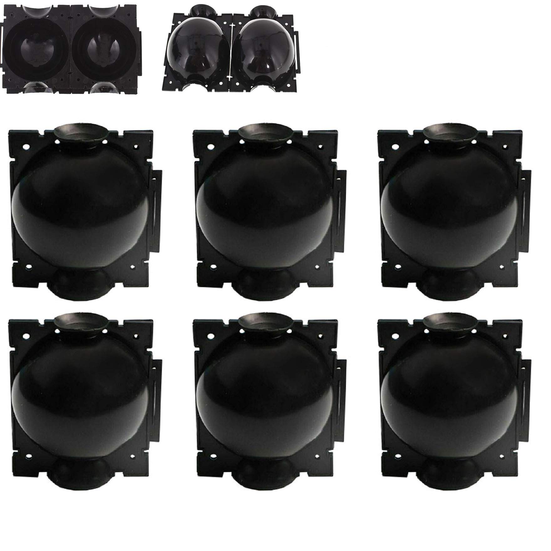 10 Scatole Per Coltivazione Radici Piante - Palline Trasparenti Per Propagazione