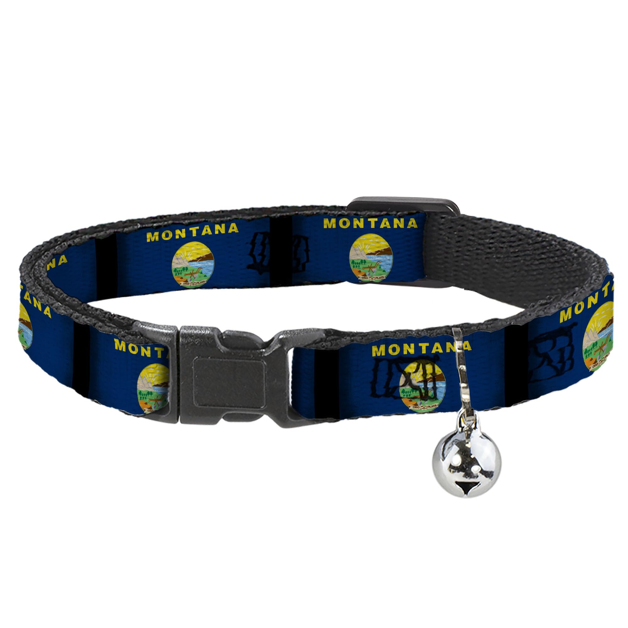 Collar para gato Buckle-Down BAC-W33907-NM con cierre de seguridad