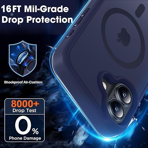 Vista 142 de MOCCA - Funda magnética resistente para iPhone 11 de 6.1 pulgadas, compatible con MagSafe, protector de pantalla de vidrio + protector de lente